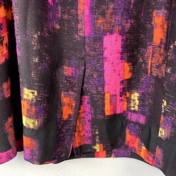 Shoshanna Abstract Print Mini Dress 4 - Picture 8 of 11